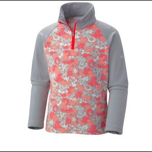 Columbia Glacial Fleece 1/2 Zip Pullover Girls 7/8